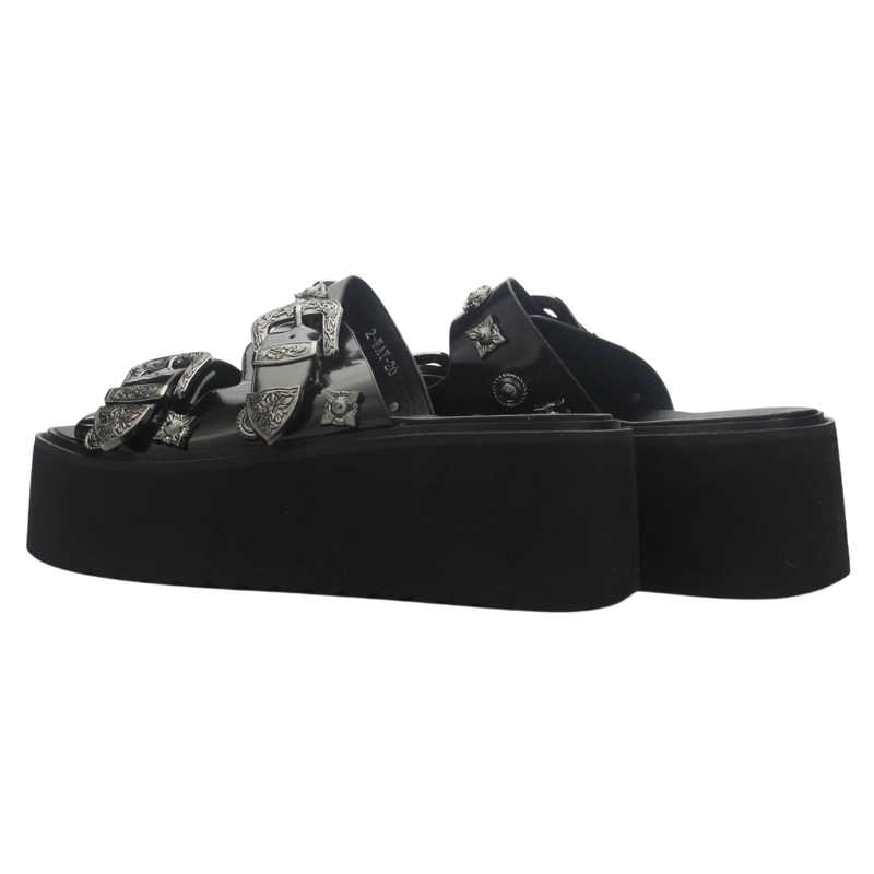 SANDALIA MUJER CASUAL NEGRO CHALADA WAY-20 - 7