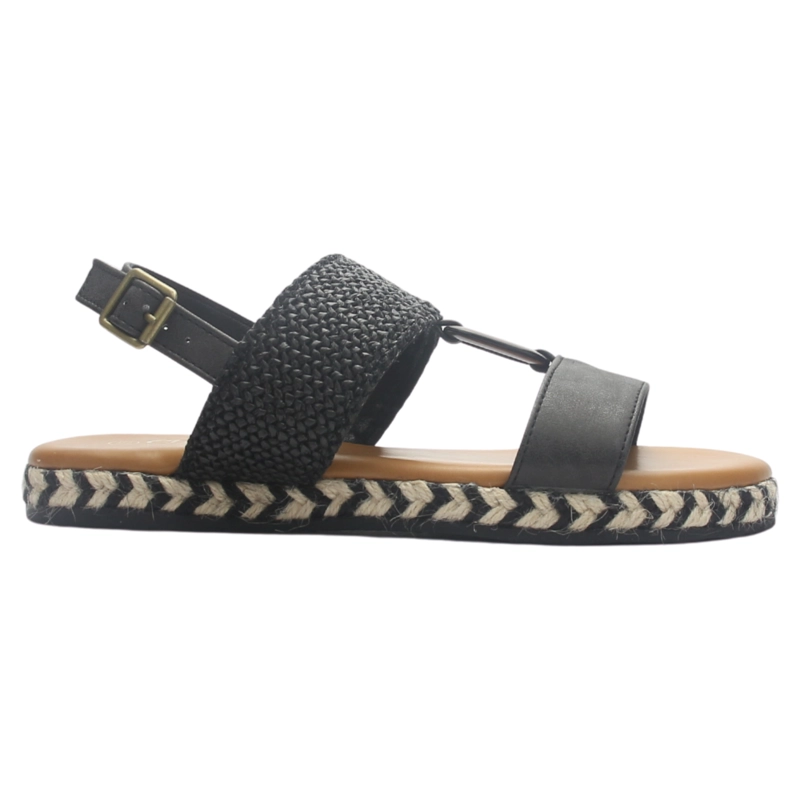 SANDALIA MUJER CASUAL NEGRO CHALADA MURANO-1 - 1