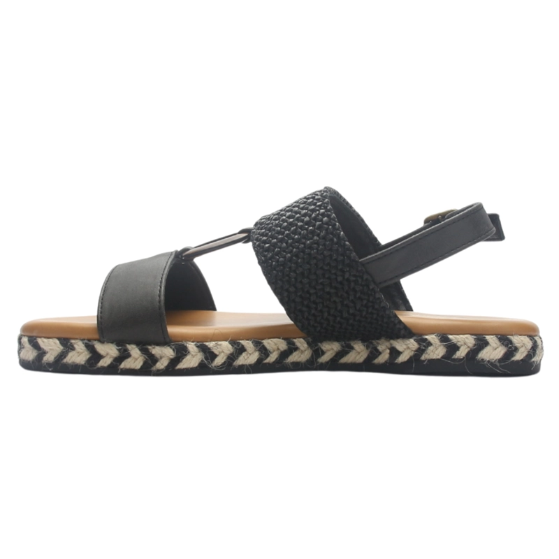 SANDALIA MUJER CASUAL NEGRO CHALADA MURANO-1 - 2