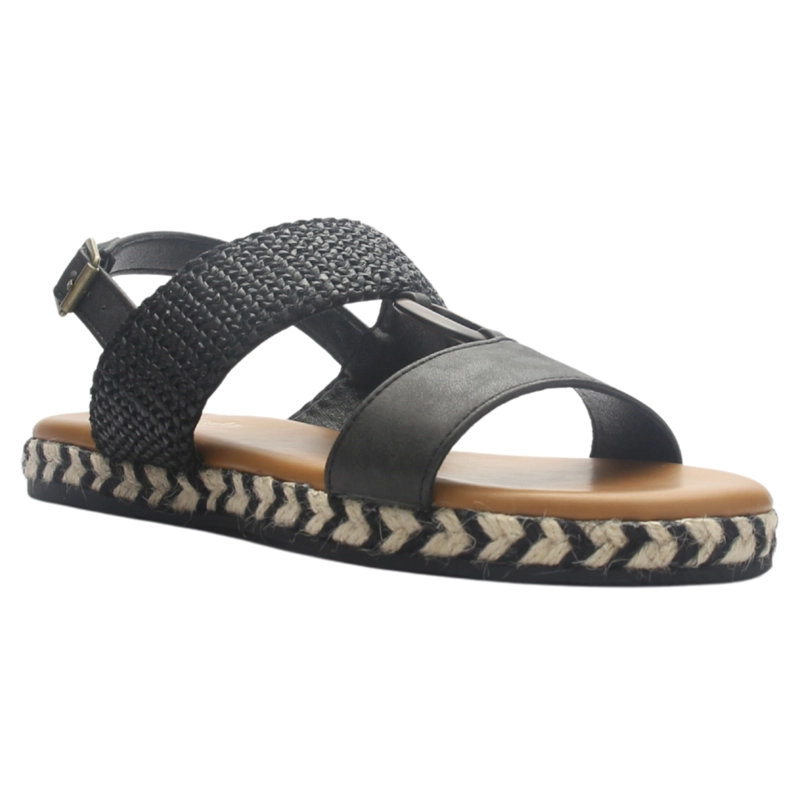 SANDALIA MUJER CASUAL NEGRO CHALADA MURANO-1 - 3
