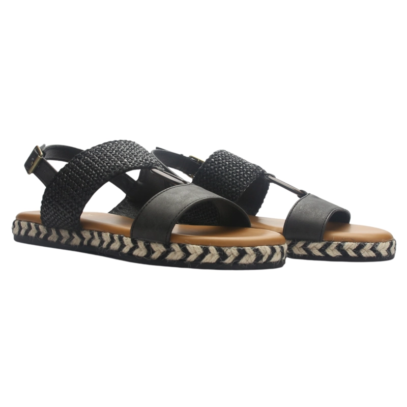 SANDALIA MUJER CASUAL NEGRO CHALADA MURANO-1 - 5