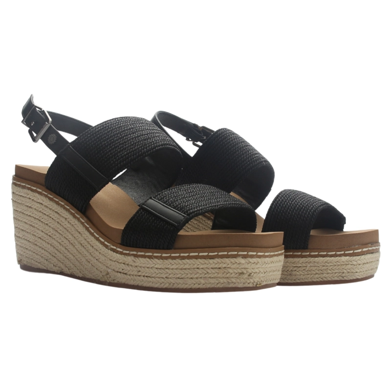 SANDALIA MUJER CASUAL NEGRO CHALADA POLEFOM-1 - 5
