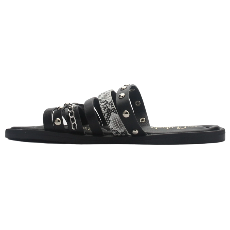 SANDALIA MUJER CASUAL NEGRO CHALADA BELLAGIO-7 - 2