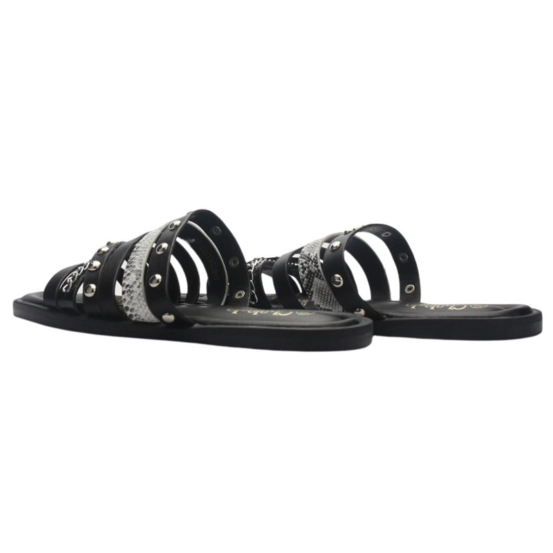 SANDALIA MUJER CASUAL NEGRO CHALADA BELLAGIO-7 - 6