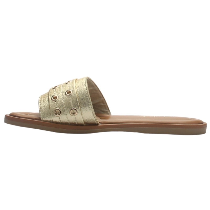 SANDALIA MUJER CASUAL DORADA CHALADA BELLAGIO-1 - 2