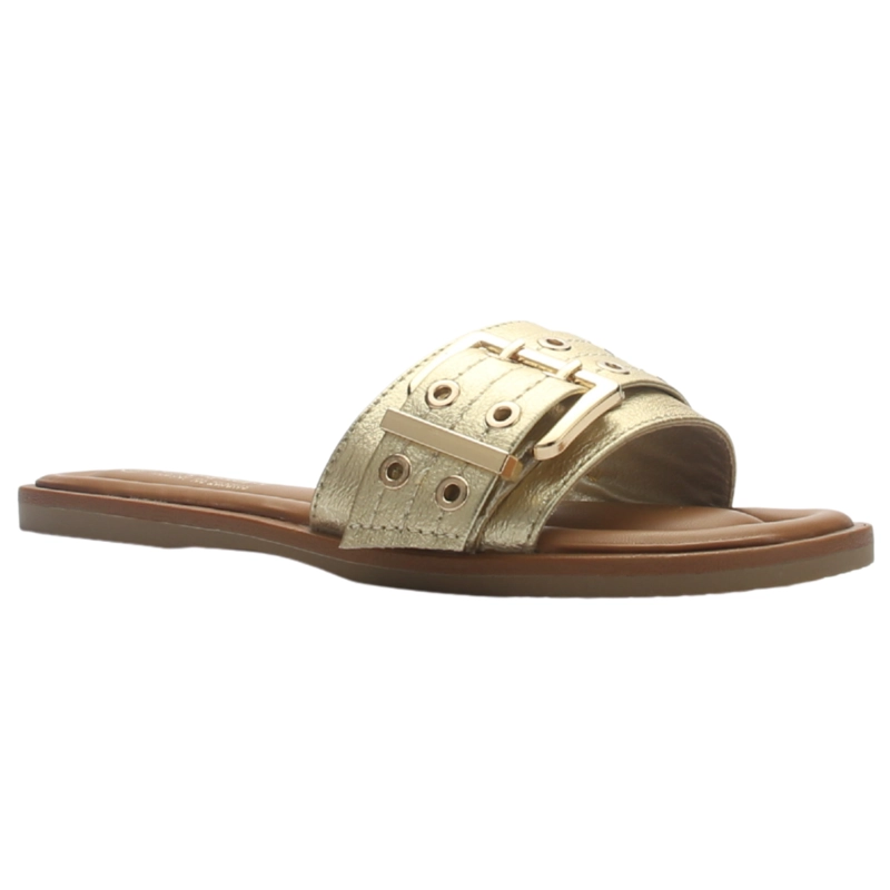 SANDALIA MUJER CASUAL DORADA CHALADA BELLAGIO-1 - 3