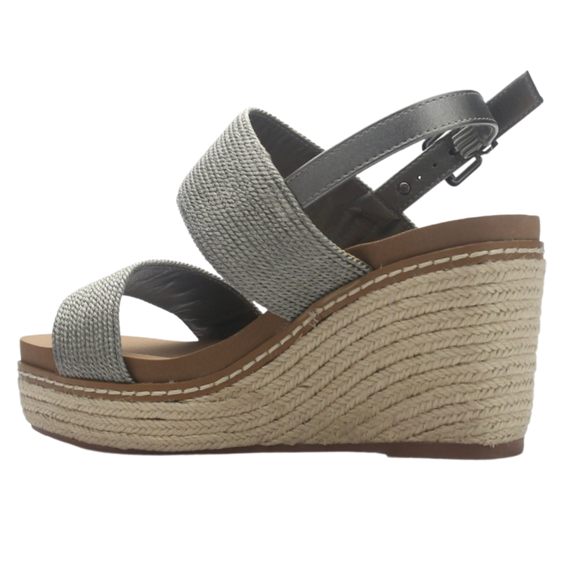 SANDALIA MUJER CASUAL PLATEADA CHALADA POLEFOM-1 - 4