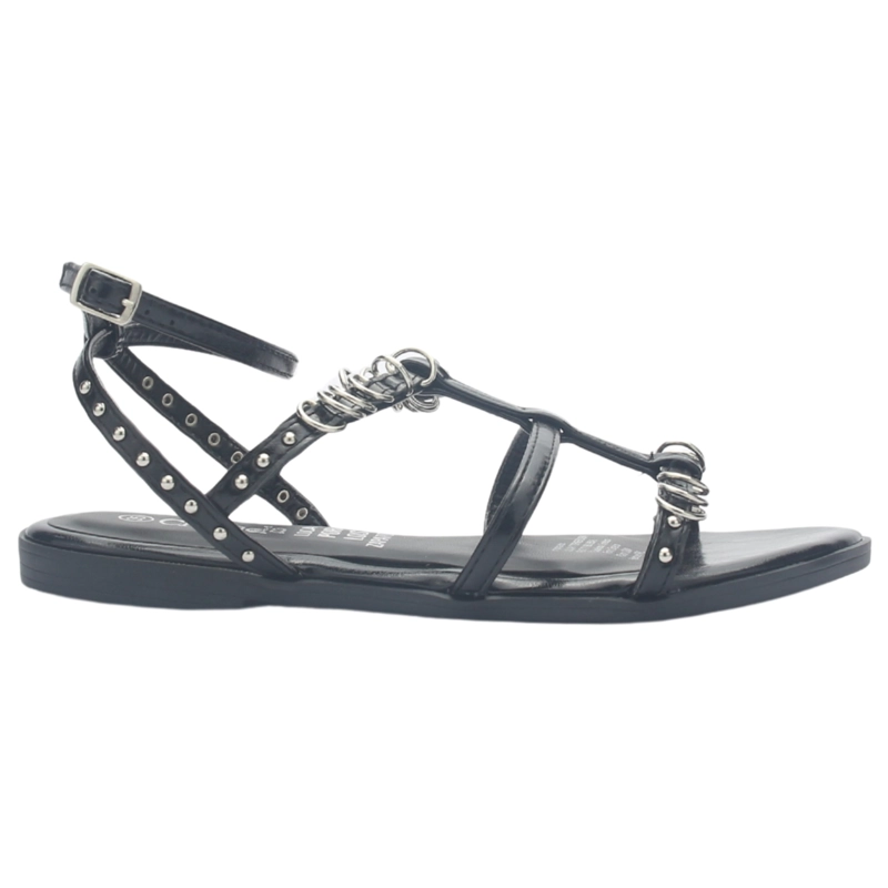 SANDALIA MUJER CASUAL NEGRO CHALADA ALKA-2 - 1