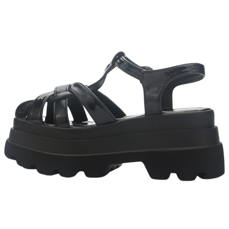 SANDALIA MUJER CASUAL NEGRO CHALADA VILLA-13 - 2