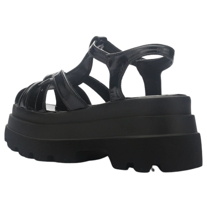 SANDALIA MUJER CASUAL NEGRO CHALADA VILLA-13 - 4