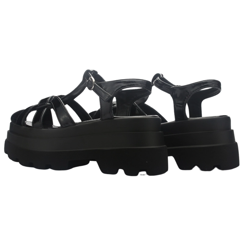 SANDALIA MUJER CASUAL NEGRO CHALADA VILLA-13 - 6
