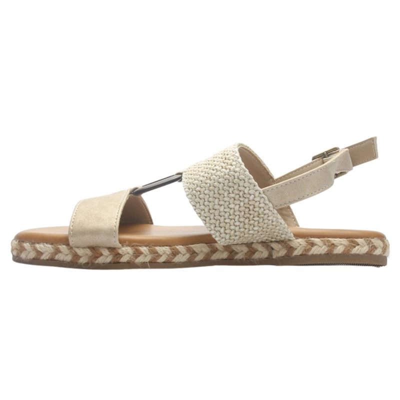 SANDALIA MUJER CASUAL BEIGE CHALADA MURANO-1 - 2