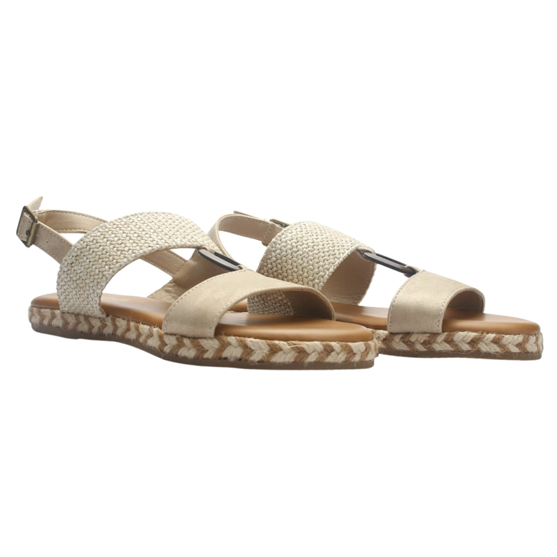 SANDALIA MUJER CASUAL BEIGE CHALADA MURANO-1 - 5