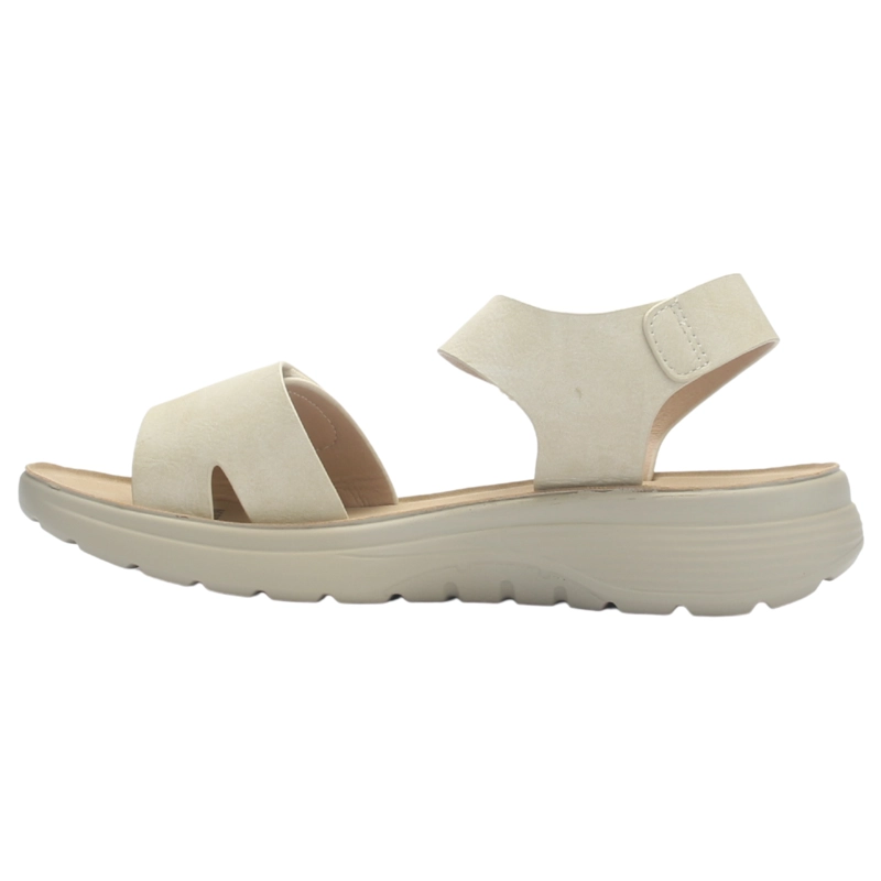 SANDALIA MUJER CASUAL BEIGE CHALADA BLESS-1 - 2