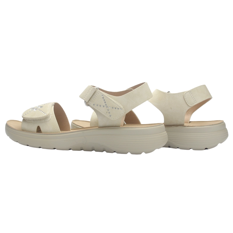 SANDALIA MUJER CASUAL BEIGE CHALADA BLESS-1 - 7