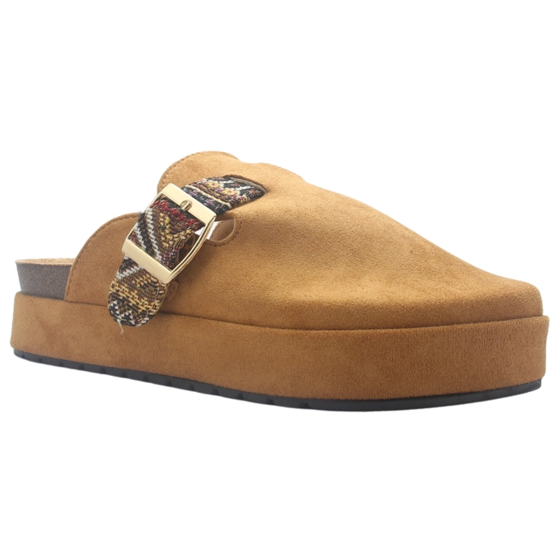 ZAPATO DE MUJER CAMEL CASUAL CHALADA RISCO-3 - 3