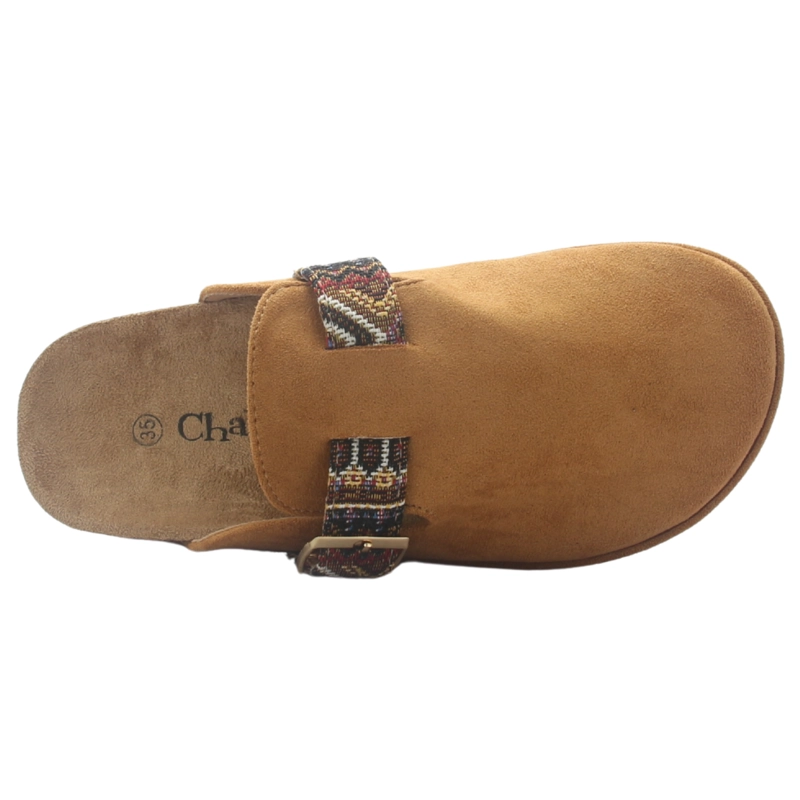 ZAPATO DE MUJER CAMEL CASUAL CHALADA RISCO-3 - 5