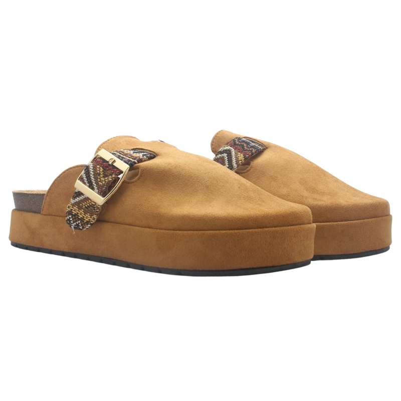 ZAPATO DE MUJER CAMEL CASUAL CHALADA RISCO-3 - 7