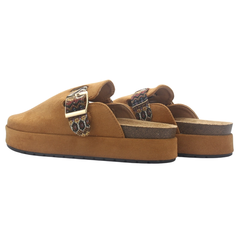 ZAPATO DE MUJER CAMEL CASUAL CHALADA RISCO-3 - 8