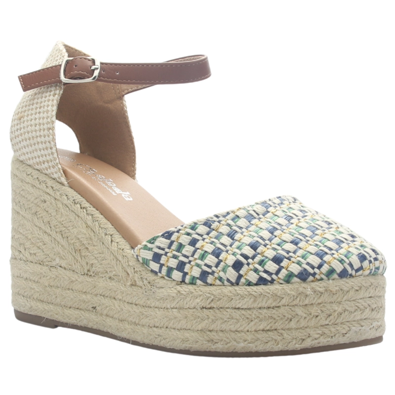 ZAPATO DE MUJER AZUL CASUAL CHALADA DIJON-5 - 3