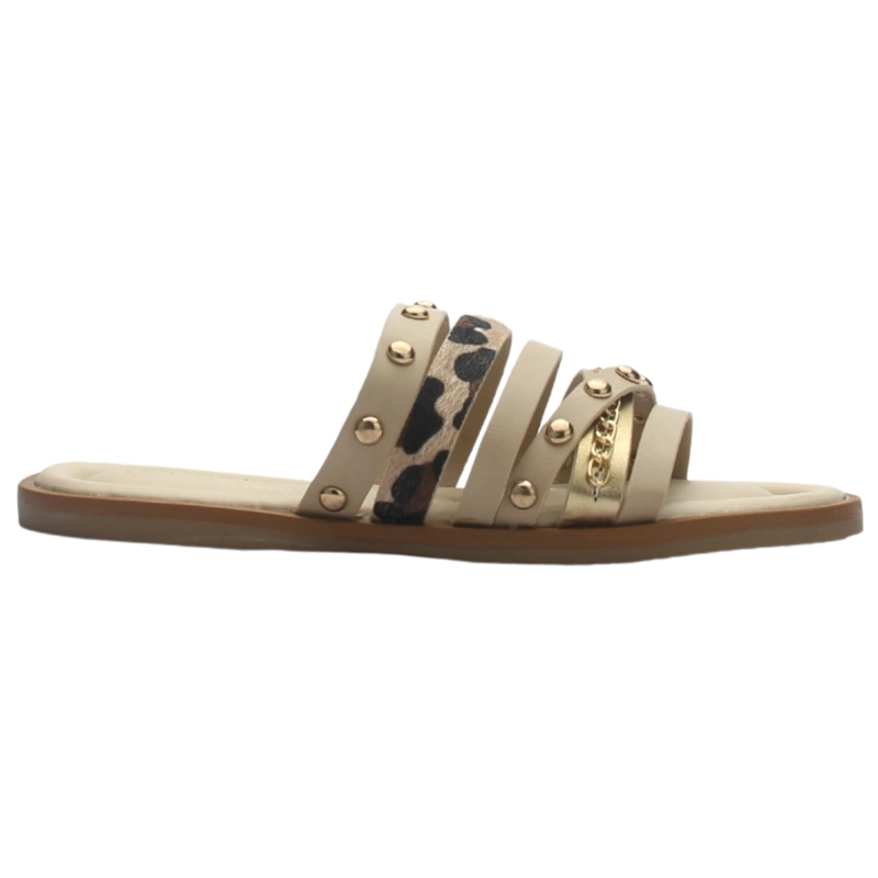 SANDALIA MUJER CASUAL BEIGE CHALADA BELLAGIO-7 - 1