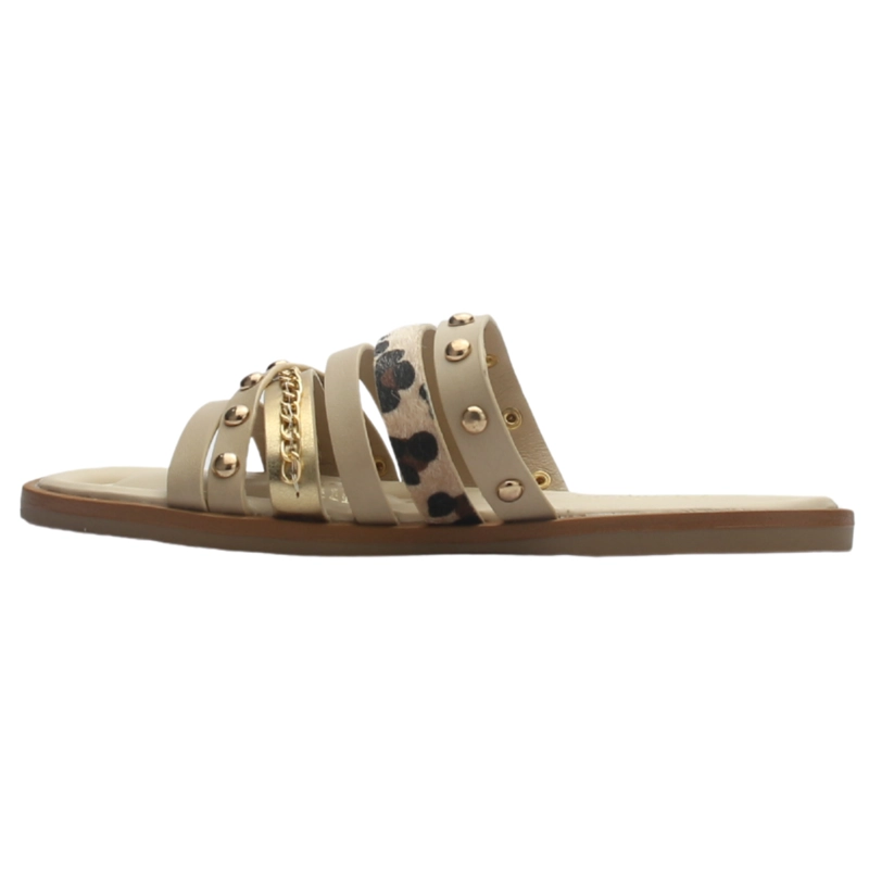 SANDALIA MUJER CASUAL BEIGE CHALADA BELLAGIO-7 - 2