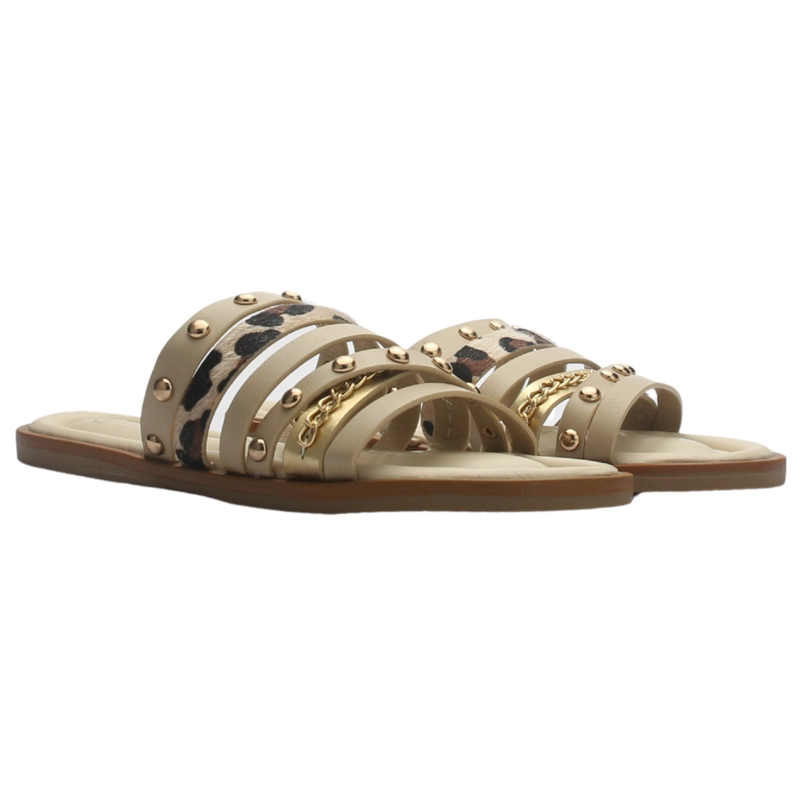SANDALIA MUJER CASUAL BEIGE CHALADA BELLAGIO-7 - 6
