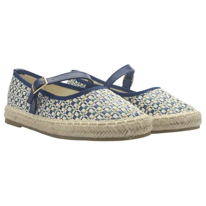 ALPARGATA DE MUJER AZUL CASUAL CHALADA DIJON-15 - 7