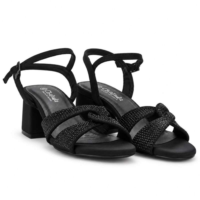 SANDALIA NEGRO MUJER CASUAL CHALADA FIRA - 5