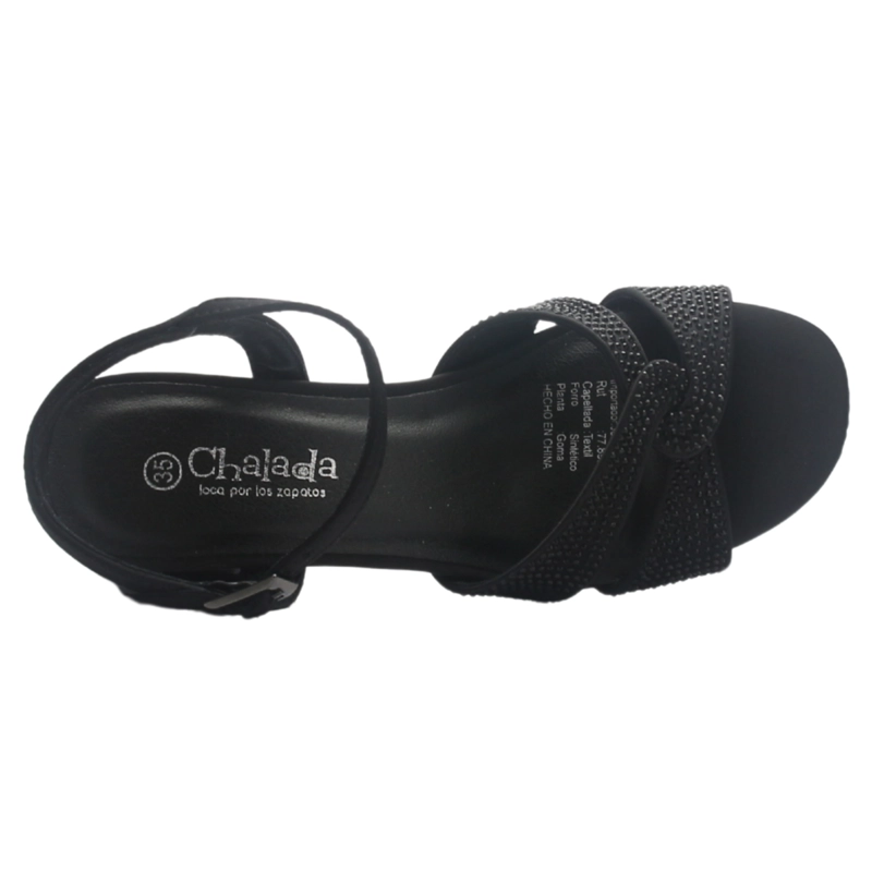 SANDALIA MUJER CASUAL NEGRO CHALADA FIRA-2 - 5