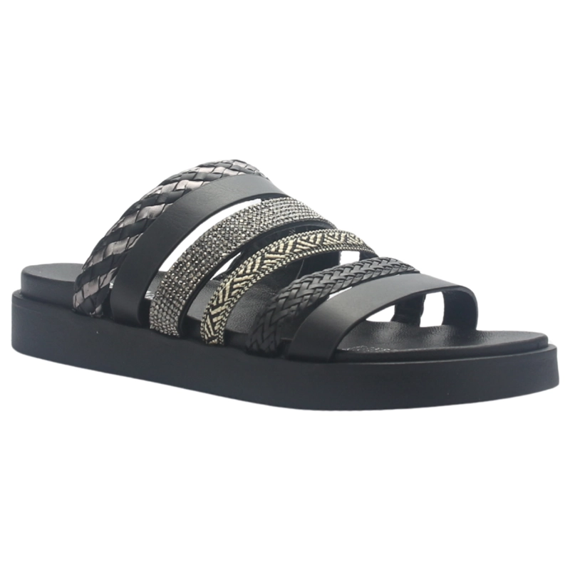 SANDALIA MUJER CASUAL NEGRO CHALADA GENOVA-5 - 3