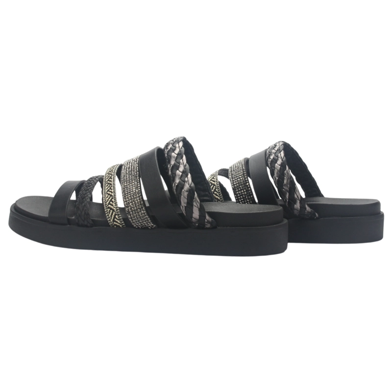 SANDALIA MUJER CASUAL NEGRO CHALADA GENOVA-5 - 7