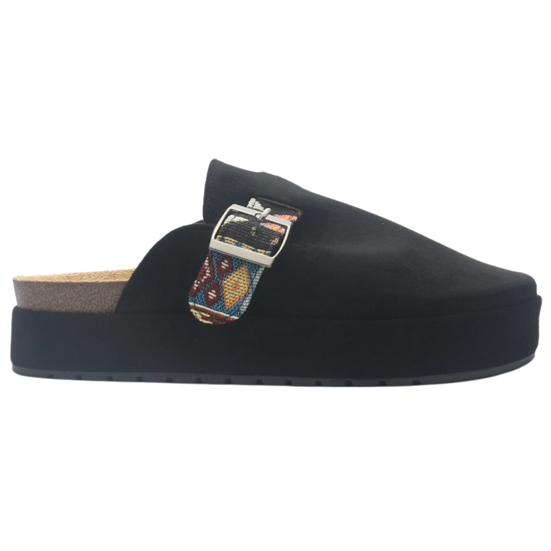 ZAPATO MUJER CASUAL NEGRO CHALADA RISCO-3 - 1