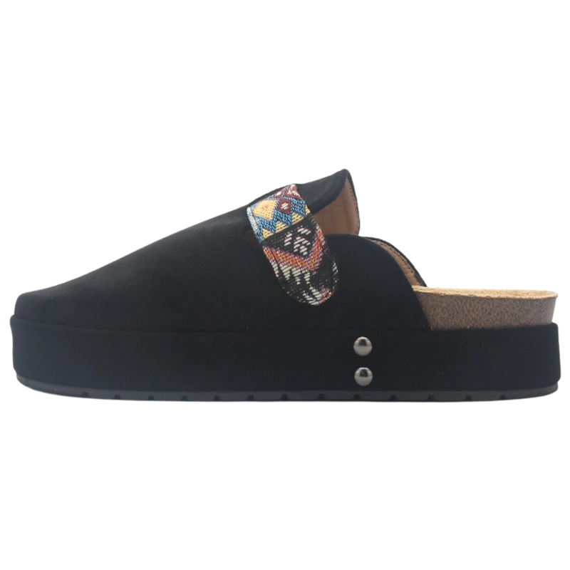 ZAPATO MUJER CASUAL NEGRO CHALADA RISCO-3 - 2