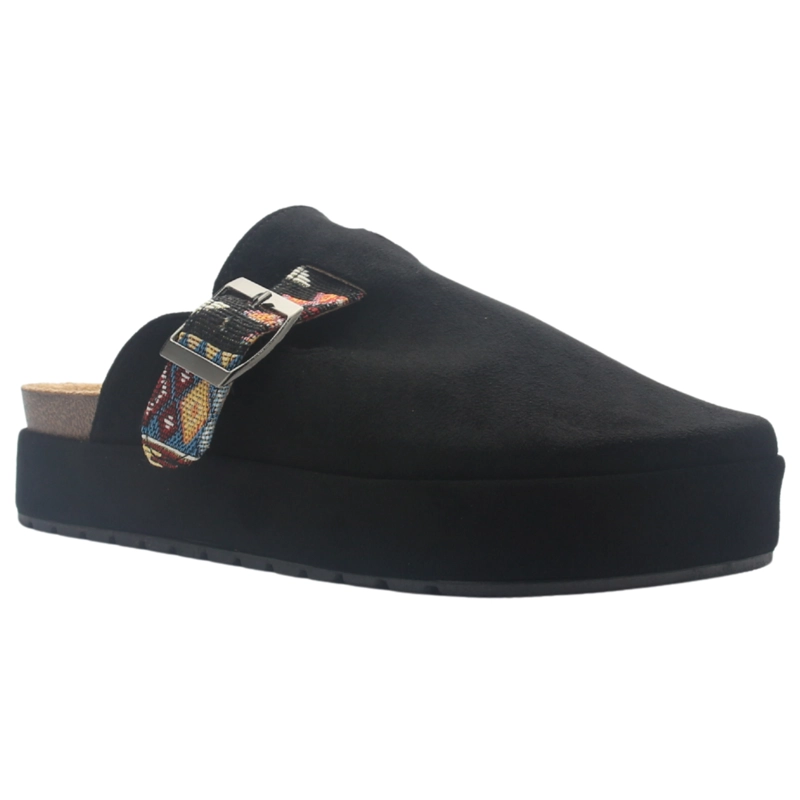 ZAPATO MUJER CASUAL NEGRO CHALADA RISCO-3 - 3