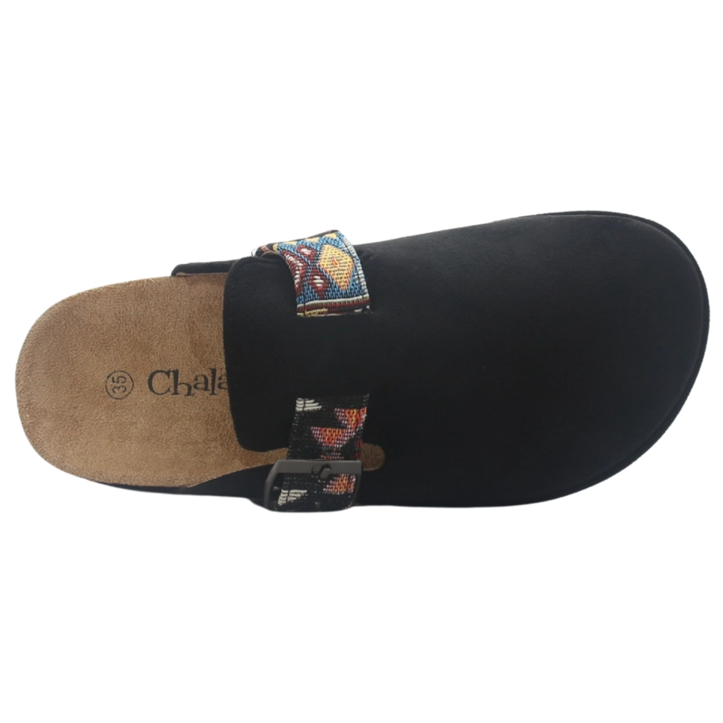 ZAPATO MUJER CASUAL NEGRO CHALADA RISCO-3 - 5
