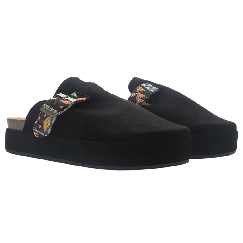 ZAPATO MUJER CASUAL NEGRO CHALADA RISCO-3 - 7