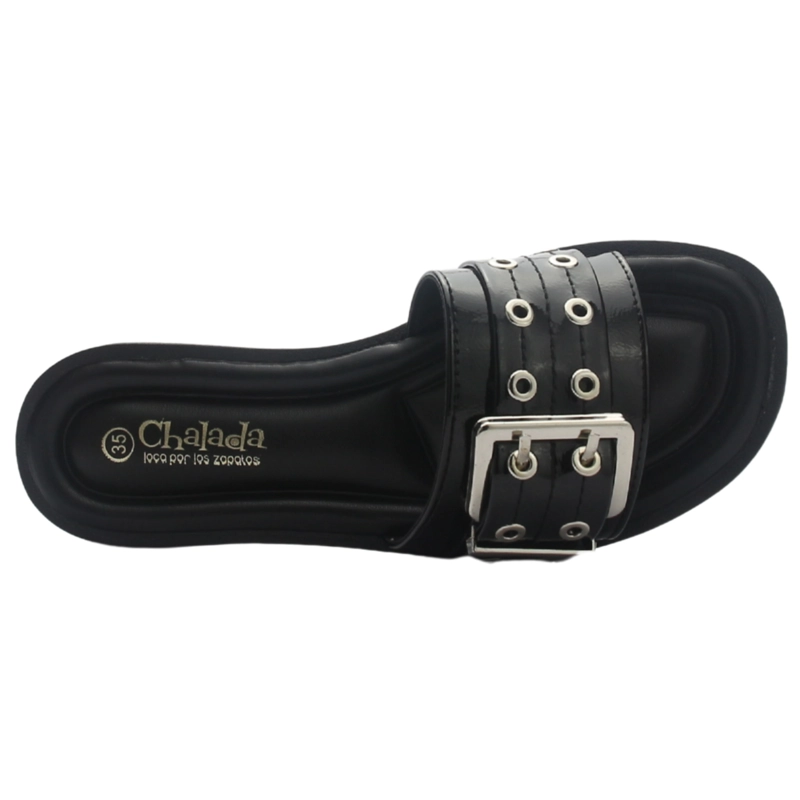 SANDALIA MUJER CASUAL NEGRO CHALADA BELLAGIO-1 - 5