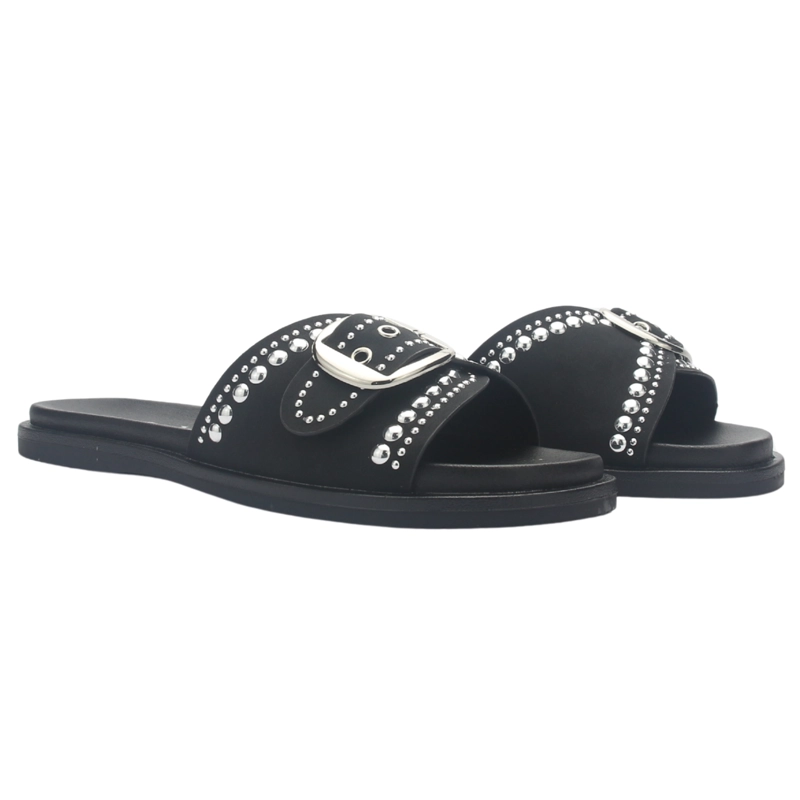 SANDALIA MUJER CASUAL NEGRO CHALADA GENOVA-6 - 6