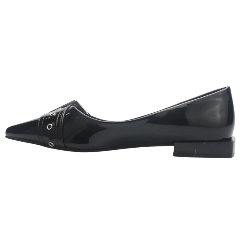 BALLERINA NEGRO MUJER CASUAL CHALADA SLIK-3 - 2