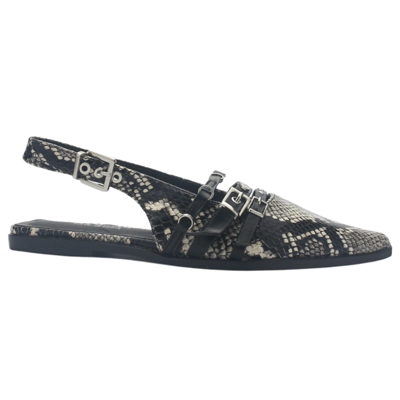 BALLERINA NEGRO MUJER CASUAL CHALADA FLAT-1 - 1