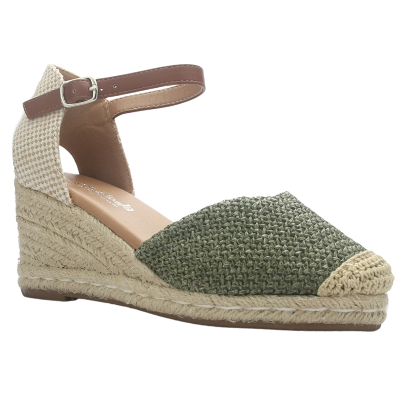 ZAPATO MUJER CASUAL OLIVA CHALADA PENNY-3 - 3