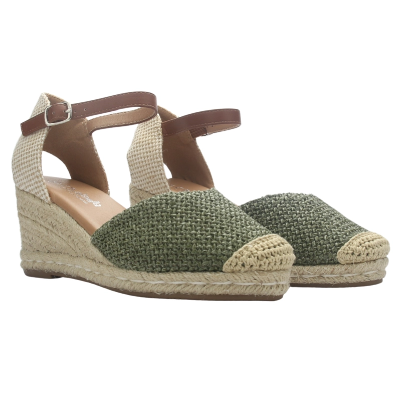 ZAPATO MUJER CASUAL OLIVA CHALADA PENNY-3 - 5