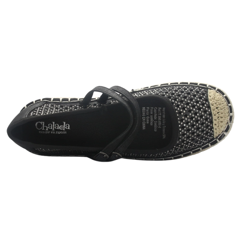 ALPARGATA NEGRO MUJER CASUAL CHALADA TAP-50 - 5