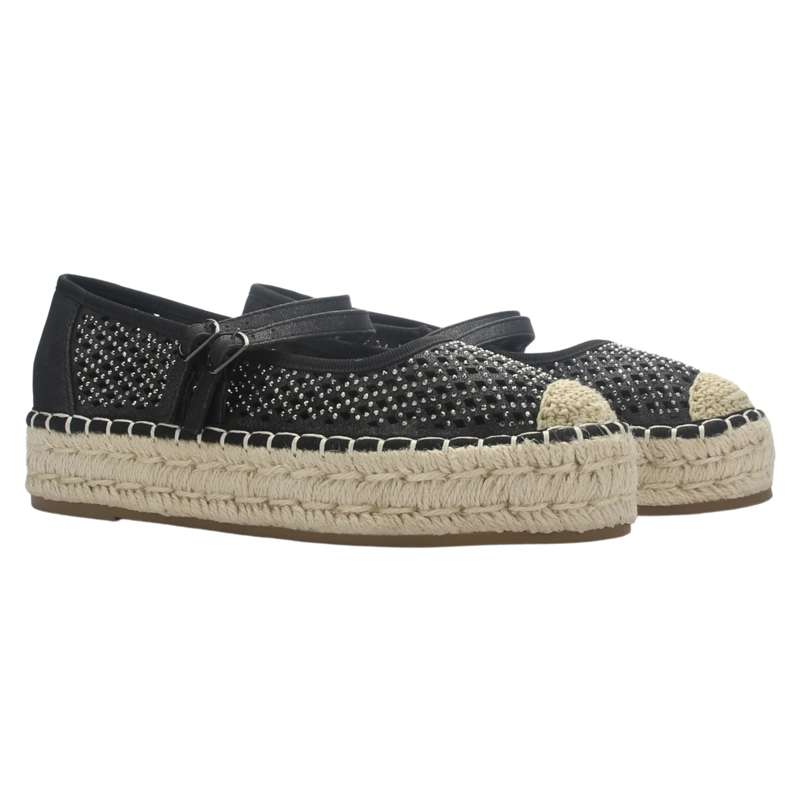 ALPARGATA NEGRO MUJER CASUAL CHALADA TAP-50 - 6