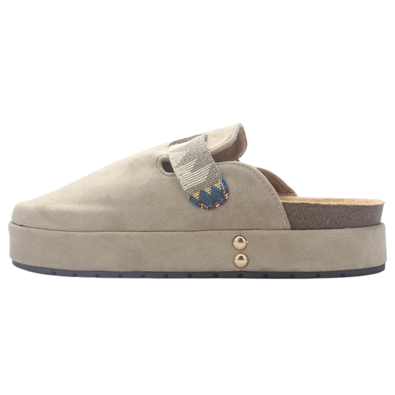 ZAPATO MUJER CASUAL TAUPE CHALADA RISCO-3 - 2