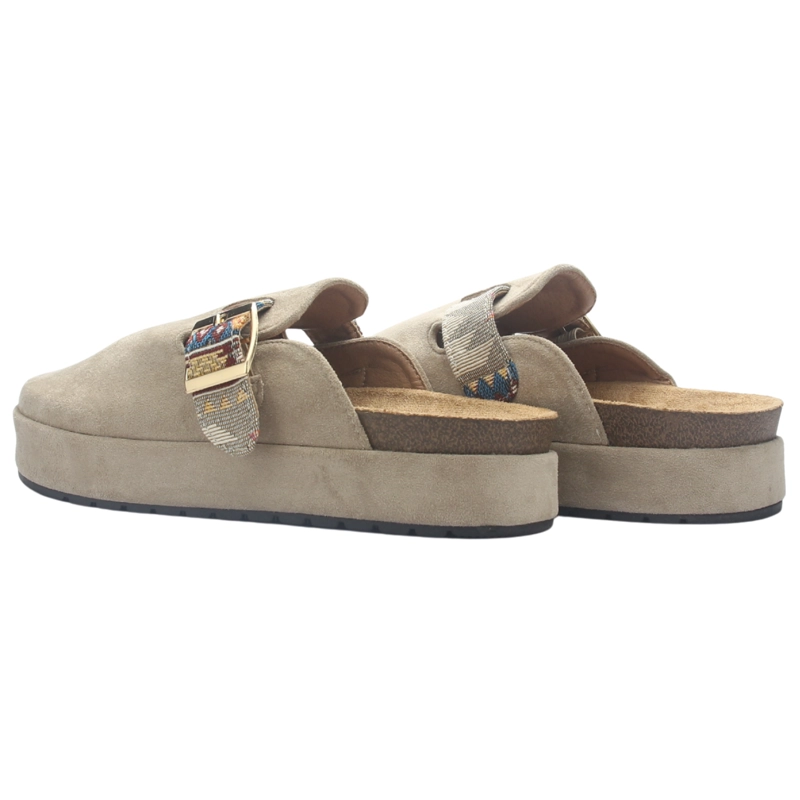 ZAPATO MUJER CASUAL TAUPE CHALADA RISCO-3 - 8