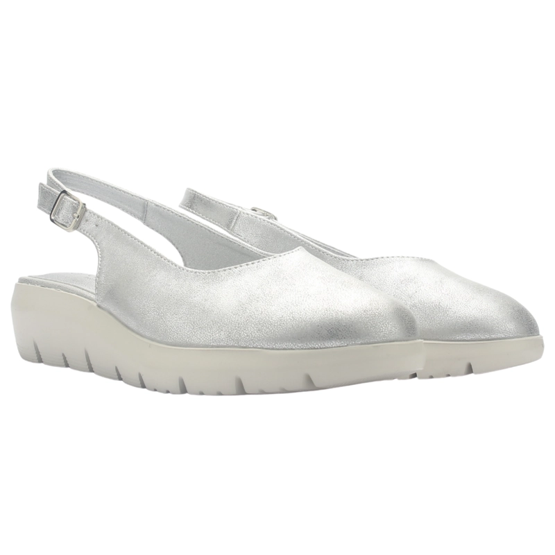 ZAPATO MUJER CASUAL PLATEADO CHALADA MARFAK-1 - 5