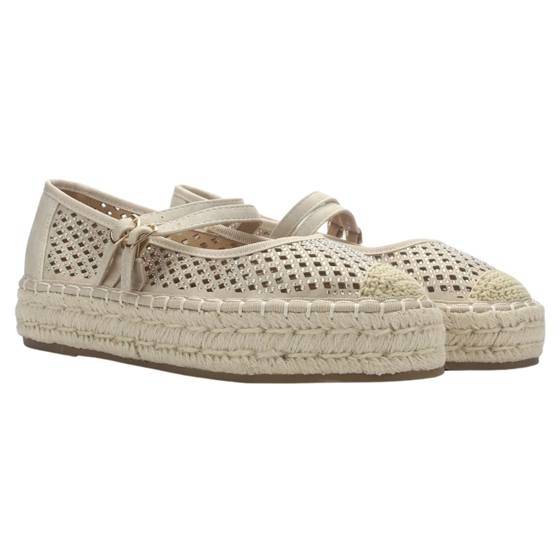 ALPARGATA DE MUJER BEIGE CASUAL CHALADA TAP-50 - 6