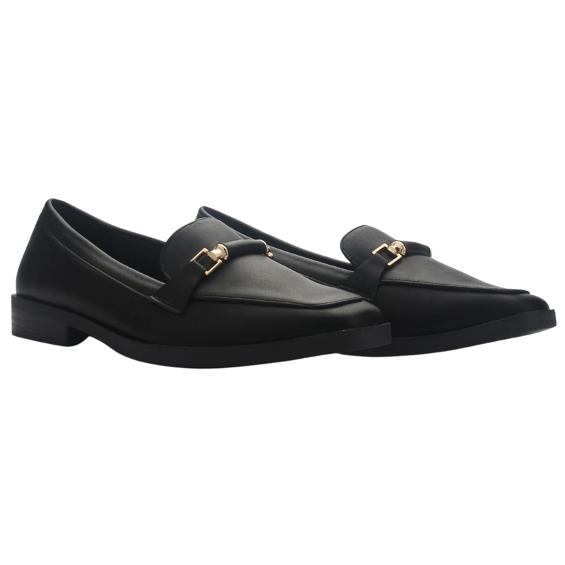 MOCASIN DE MUJER DE COLOR NEGRO CASUAL CHALADA RAMI-1 - 5